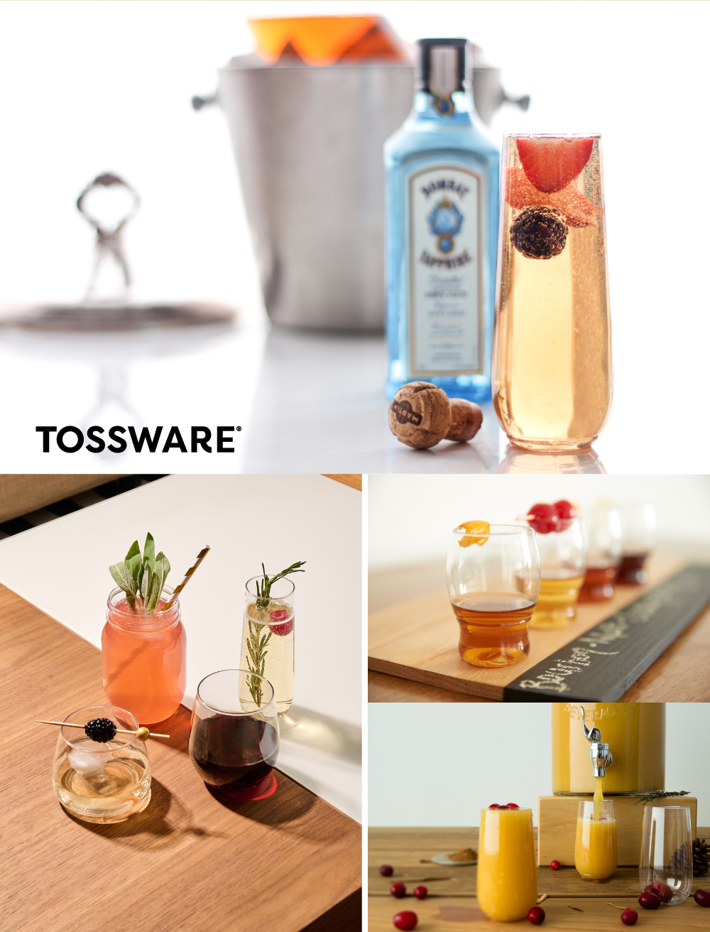 TOSSWARE、塑膠杯、玻璃杯、防摔杯、疊疊杯、酒杯、啤酒杯